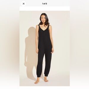 Eberjey Black V-Neck Jumpsuit
